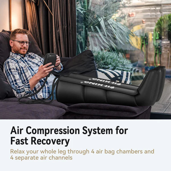 FIT KING Advanced Foot and Leg Air Massage Boots for Revitalized Circulation | FT-082A